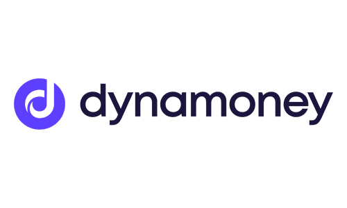 A simple logo with the word 'dynamon' in dark blue lowercase letters.