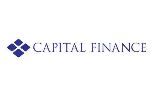 Logo with the text 'CAPITAL FINAN' in blue serif font.